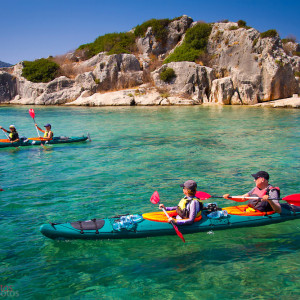 NUNCA DIRÃS QUE NO A LA ACTIVIDAD EN KAYAK EN EL MAR DE KAS